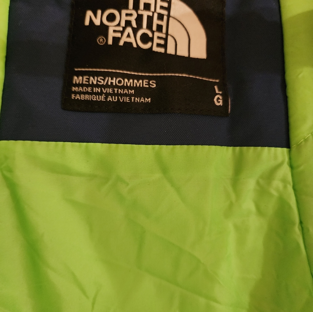 Northface Winter Jacket Large Denim Blue/Green Ge… - image 2